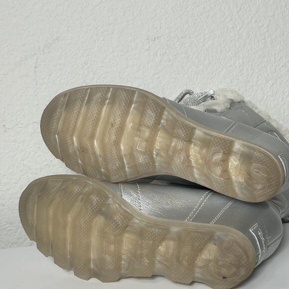 Sorel x Disney Womens Joan of Arctic Ethereal Après Ski Wedge Boots Silver 6.5 - Picture 6 of 13